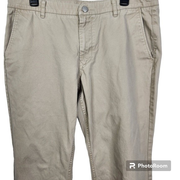 Bonobos Mens Straight Leg Plaid Lined Pocket Washed Chinos Size 35x30 - Picture 3 of 9